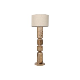 Lámpara de Pie Home ESPRIT Beige Natural 220 V 40 x 40 x 116 cm de Home ESPRIT, Lámparas de pie - Ref: S3058273, Precio: 154,...