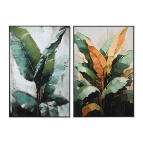 Toile Home ESPRIT Vert Palmiers Tropical 80 x 3,5 x 120 cm (2 Unités) de Home ESPRIT, Impressions sur toile - Réf : S3058285,...