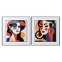 Quadro Home ESPRIT Astratto Moderno 80 x 3,5 x 80 cm (2 Unità) | Tienda24 - Global Online Shop Tienda24.eu