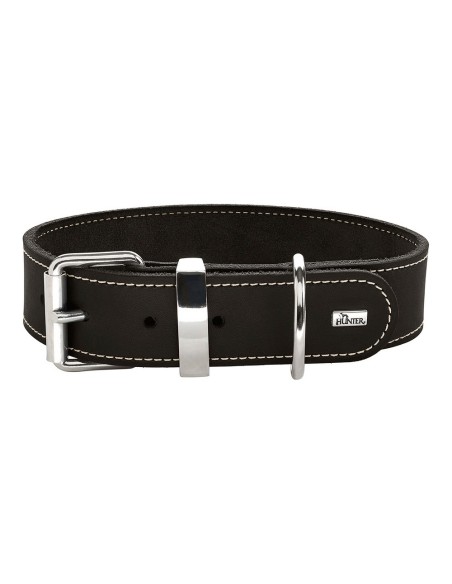 Dog collar Hunter Aalborg Black (28-34 cm) | Tienda24 Tienda24.eu