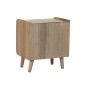 Mesa de Cabeceira Home ESPRIT Castanho Acácia Madeira MDF 40 x 30 x 46 cm de Home ESPRIT, Mesinhas de cabeceira - Ref: S30583...