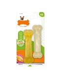 Mordedor para cão Nylabone Moderate Chew Twin Termoplástico Frango XS (2 pcs) | Tienda24 Tienda24.eu