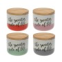 Boîte Versa The Sweetes Side Of Life Pliable Porcelaine Bois (10 x 8,2 x 10 cm) | Tienda24 - Global Online Shop Tienda24.eu