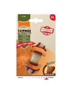 Giocattolo da mordere per cani Nylabone Rawhide Nodo Nylon Taglia XS Carne di vitello da Nylabone, Giocattoli da mordere - Re...