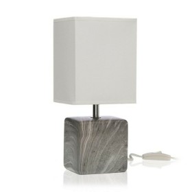 Lampe de bureau Alexandra House Living Blanc Gris Métal Tissu 220-240 V 25 x 46 x 25 cm | Tienda24 - Global Online Shop Tienda24.eu