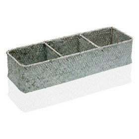 Caja con compartimentos Versa Algas marinas (12 x 8 x 36 cm) de Versa, Organizadores de cosméticos - Ref: S3403707, Precio: 7...