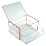 Scatola con scomparti polipropilene (13 x 9,2 x 17,1 cm) di BigBuy Home, Organizer per cosmetici - Rif: S3403793, Prezzo: 13,...