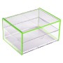 Boîte à compartiments polypropylène (13 x 9,2 x 17,1 cm) de BigBuy Home, Rangements pour produits cosmétiques - Réf : S340379...