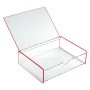 Boîte avec Couvercle polypropylène 13 x 4,8 x 17,1 cm de BigBuy Home, Boîtes et coffres de rangement - Réf : S3403794, Prix :...