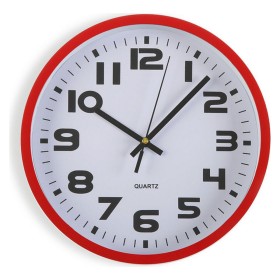 Orologio da Parete Versa Rosso Plastica 3,8 x 25 x 25 cm di Versa, Orologi da parete - Rif: S3404213, Prezzo: 8,52 €, Sconto: %