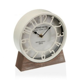 Horloge de table DKD Home Decor 23 x 33,5 x 22 cm Verre Rouge Argenté Fer (2 Unités) | Tienda24 - Global Online Shop Tienda24.eu