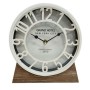 Horloge de table Versa Blanc Bois MDF (20 x 20 x 6 cm) (Ø 20 cm) de Versa, Pendulettes de bureau - Réf : S3404238, Prix : 21,...