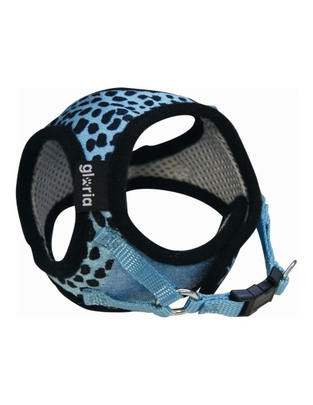 Arnês para Cães Gloria Leopardo 21-29 cm Azul Tamanho S | Tienda24 Tienda24.eu