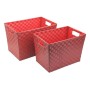 Multi-purpose basket Versa Rocha polypropylene 2 Pieces (21,5 x 22,5 x 33 cm) by Versa, Cosmetic Organisers - Ref: S3405302, ...