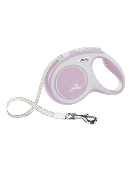 Trela para Cães Flexi NEW COMFORT Cor de Rosa Tamanho S | Tienda24 Tienda24.eu