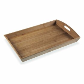 Tray Versa Wood Bamboo 32 x 6,5 x 50 cm Black by Versa, Plates and dishes - Ref: S3405394, Price: 13,89 €, Discount: %