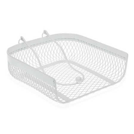 Servilletero Versa Blanco Metal Acero 20 x 6,8 x 18,5 cm | Tienda24 - Global Online Shop Tienda24.eu