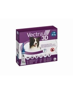 Pipeta para Perros Ceva 3D M 10-25 Kg 3 Unidades de Ceva, Pipetas antipulgas - Ref: S6101870, Precio: €34.20, Descuento: %