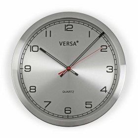 Horloge Murale Versa Aluminium (4,1 x 35 x 35 cm) de Versa, Pendules murales - Réf : S3407382, Prix : 25,74 €, Remise : %