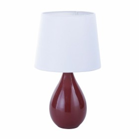 Desk lamp Versa Camy Red Ceramic (20 x 35 x 20 cm) by Versa, Bedside and Table Lamps - Ref: S3407575, Price: 10,47 €, Discoun...