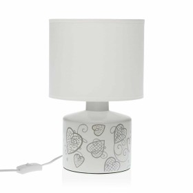 Lampe de bureau Versa Cozy Coeurs Céramique (22,5 x 35 x 22,5 cm) de Versa, Lampes de chevet - Réf : S3407578, Prix : 22,24 €...