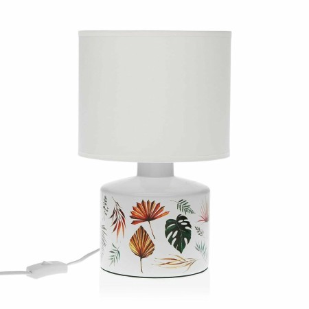 Desk lamp Versa Roxanne Ceramic Cloth (22,5 x 35 x 22,5 cm) by Versa, Bedside and Table Lamps - Ref: S3407581, Price: 22,69 €...