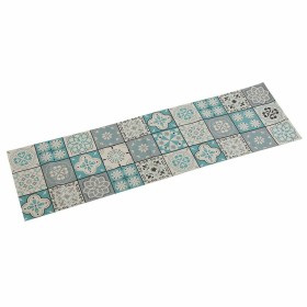 Table Runner Versa Mosaic Turquoise Polyester (44,5 x 0,5 x 154 cm) by Versa, Table Runners - Ref: S3408011, Price: 7,47 €, D...