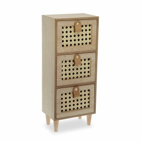 Box-Schmuckkästchen DKD Home Decor 25 x 15,5 x 18 cm Champagner Beige Holz Aluminium | Tienda24 - Global Online Shop Tienda24.eu