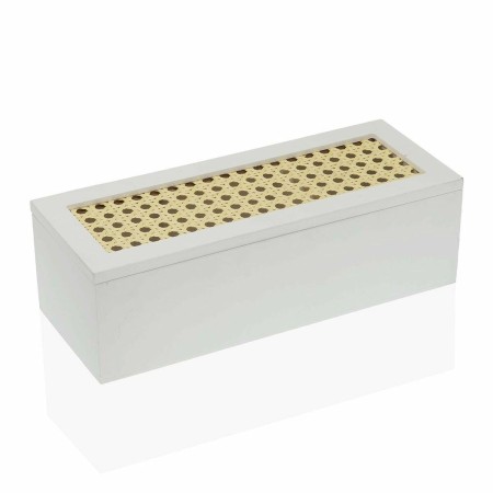 Guarda-Joias Versa Retangular Branco (10 x 8 x 26 cm) de Versa, Organizadores de joias - Ref: S3408135, Preço: 10,25 €, Desco...