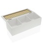 Guarda-Joias Versa Retangular Branco (10 x 8 x 26 cm) de Versa, Organizadores de joias - Ref: S3408135, Preço: 10,25 €, Desco...