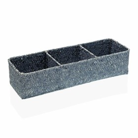 Panier Multi-usages Versa Bleu Algues marines 12 x 8 x 36 cm de Versa, Étagères et supports - Réf : S3408195, Prix : 10,25 €,...