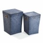 Korb-Set Versa Blau Seetang 35 x 50 x 35 cm Bekleidung (2 Stück) von Versa, Aufbewahrungsboxen und -truhen - Ref: S3408200, P...