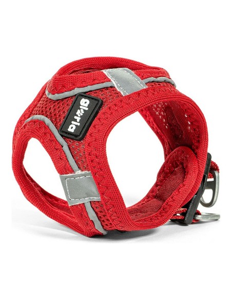 Hundegeschirr Gloria Air Mesh Trek Star Einstellbar Rot (18-20 cm) | Tienda24 Tienda24.eu