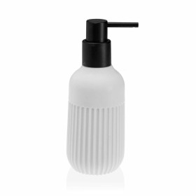 Dispenser di Sapone Versa Stria Bianco Plastica Resina (6,5 x 18,5 x 6,5 cm) di Versa, Supporti e distributori - Rif: S340826...