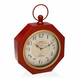 Wall Clock Versa rED Metal (28 x 8 x 40 cm) by Versa, Wall Clocks - Ref: S3408849, Price: 20,78 €, Discount: %