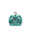 Dog Harness Gloria Trek Star 24-26 cm 28-28,6 cm Turquoise XXS | Tienda24 Tienda24.eu