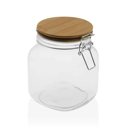 Tarro de Cristal Versa 1 L 8,5 x 15 cm Cristal Bambú de Versa, Almacenamiento de alimentos - Ref: S3409039, Precio: 7,70 €, D...