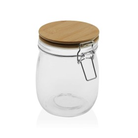 Glass Jar Versa 750 ml Crystal Bamboo 10 x 14 x 10 cm by Versa, Food storage - Ref: S3409040, Price: 6,88 €, Discount: %