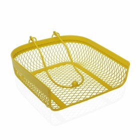 Porte-serviettes Versa Jaune Métal Acier 20 x 6,8 x 18,5 cm de Versa, Étagères et supports - Réf : S3409103, Prix : 6,52 €, R...