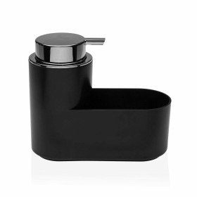 2-in-1 Soap Dispenser for the Kitchen Sink Versa Black ABS polystyrene (7,5 x 14,5 x 17 cm) by Versa, Stands and dispensers -...