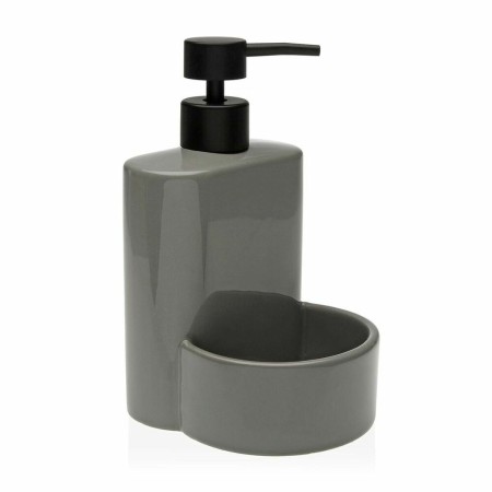 Distributeur de Liquide Vaisselle2 en 1 Versa Gris Céramique ABS de Versa, Supports et distributeurs - Réf : S3409113, Prix :...