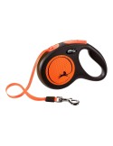 Dog Lead Flexi NEW NEON 5 m Orange Size M | Tienda24 Tienda24.eu