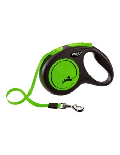 Laisse pour Chien Flexi BLACK DESIGN 5 m Taille S Vert | Tienda24 Tienda24.eu