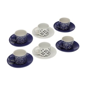 Juego de Tazas de Café Versa Regina Cerámica (6 Piezas) de Versa, Tazas - Ref: S3409566, Precio: 16,07 €, Descuento: %