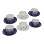 Juego de Tazas con Platos Versa Regina Cerámica 8,6 x 6,4 x 9,2 cm de Versa, Tazas - Ref: S3409567, Precio: 22,70 €, Descuent...