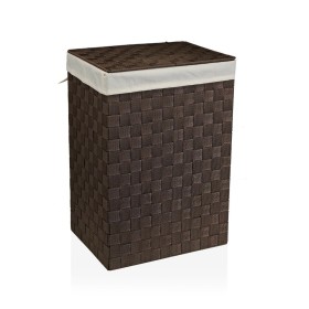 Multi-purpose basket Versa Chocolate Rattan (32 x 46 x 24 cm) by Versa, Laundry Baskets - Ref: S3409662, Price: 26,56 €, Disc...