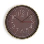 Horloge Murale Versa Marron Plastique (4,3 x 30,5 x 30,5 cm) | Tienda24 - Global Online Shop Tienda24.eu