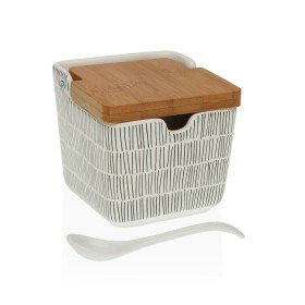 Sucrier Organic Gris Fer blanc 10,4 x 18,2 x 10,4 cm Sucre (24 Unités) | Tienda24 - Global Online Shop Tienda24.eu