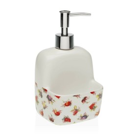 Soap Dispenser Versa Strawberry Ceramic (9,4 x 17,8 x 10,5 cm) by Versa, Stands and dispensers - Ref: S3409808, Price: 7,57 €...