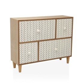 Caja-Joyero DKD Home Decor Cristal Blanco Marfil Madera MDF 30 x 17 x 24 cm | Tienda24 - Global Online Shop Tienda24.eu